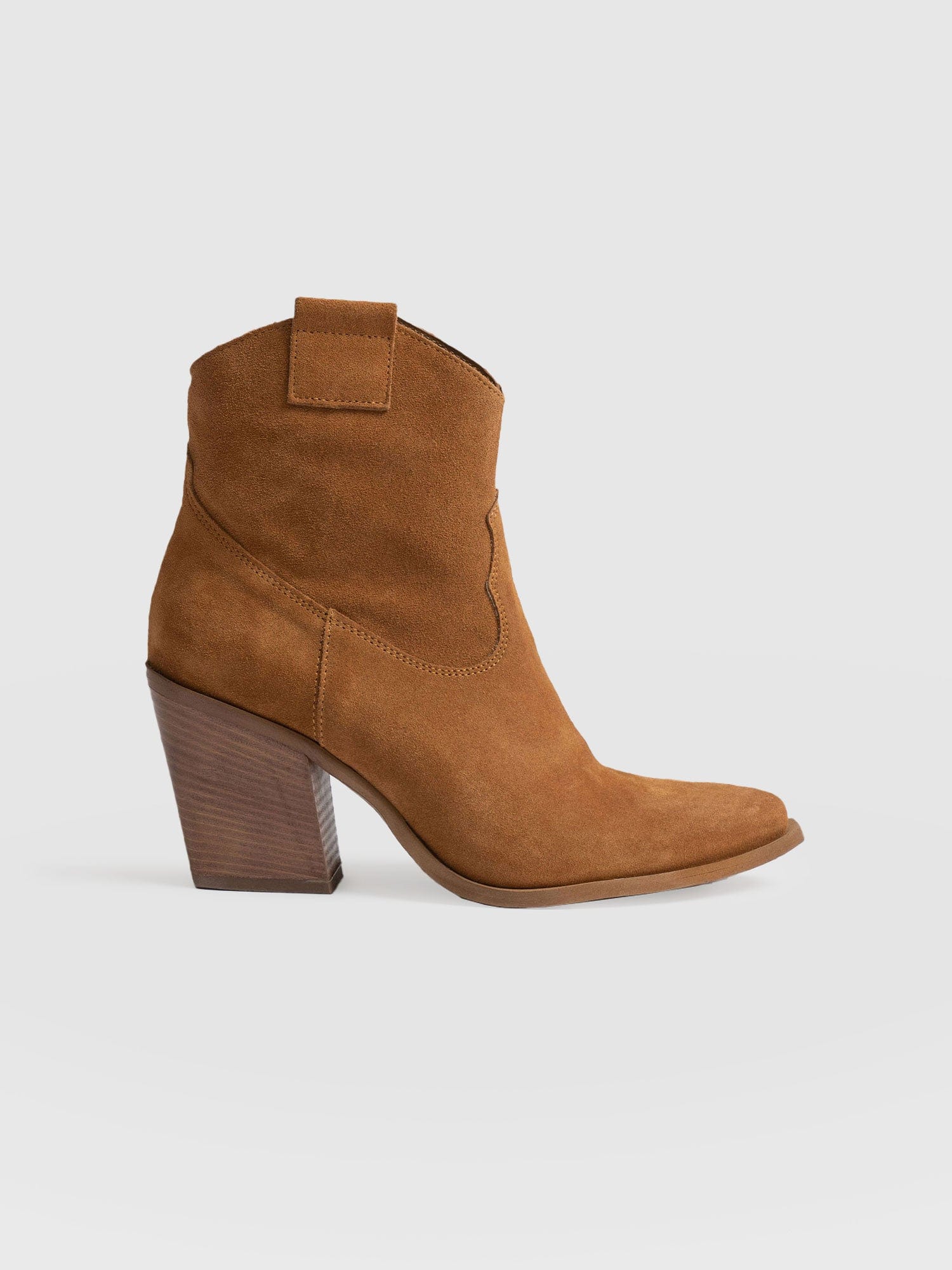 Dallas Mid Boot Tan - Women's Leather Boots | Saint + Sofia® USA